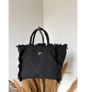 BORSA FRANGETTE TESSUTO