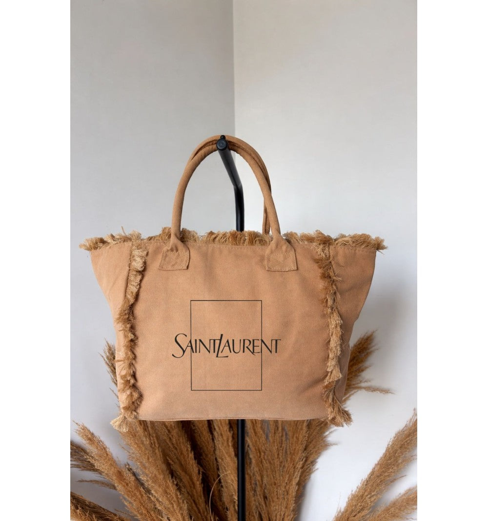 BORSA FRANGETTE TESSUTO