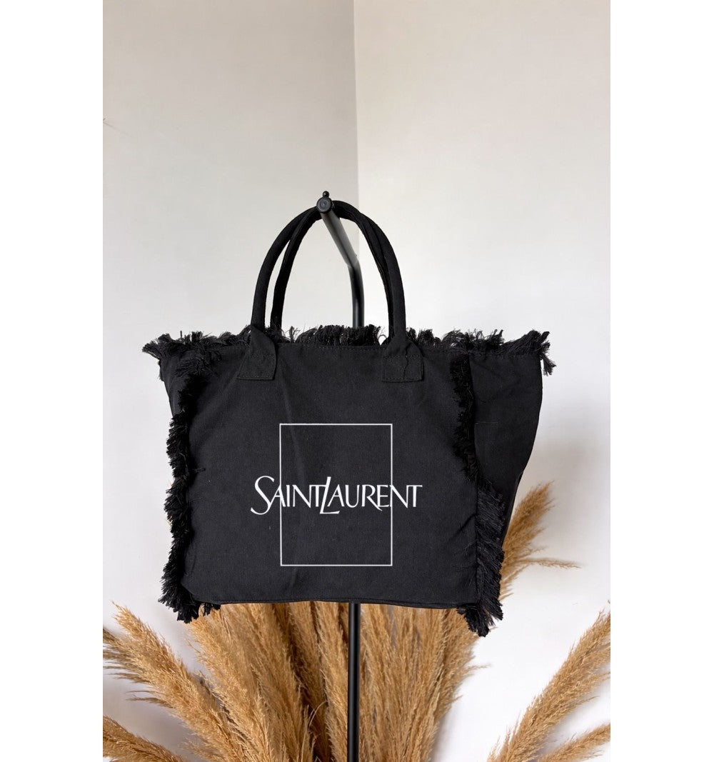 BORSA FRANGETTE TESSUTO