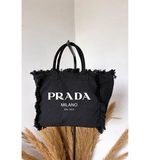 BORSA FRANGETTE TESSUTO