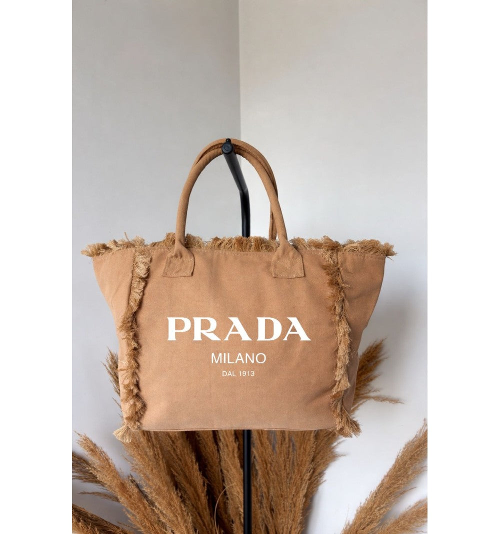 BORSA FRANGETTE TESSUTO