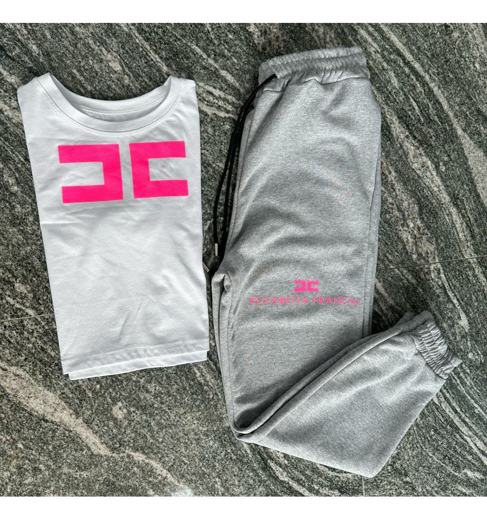 SET T-SHIRT CROP E PANTATUTA