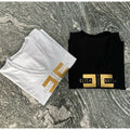 T-SHIRT COTONE A PUNTA