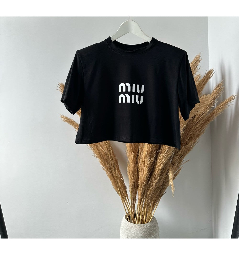 T-SHIRT CROP SPALLINE