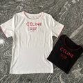 T-SHIRT RICAMO CELINE