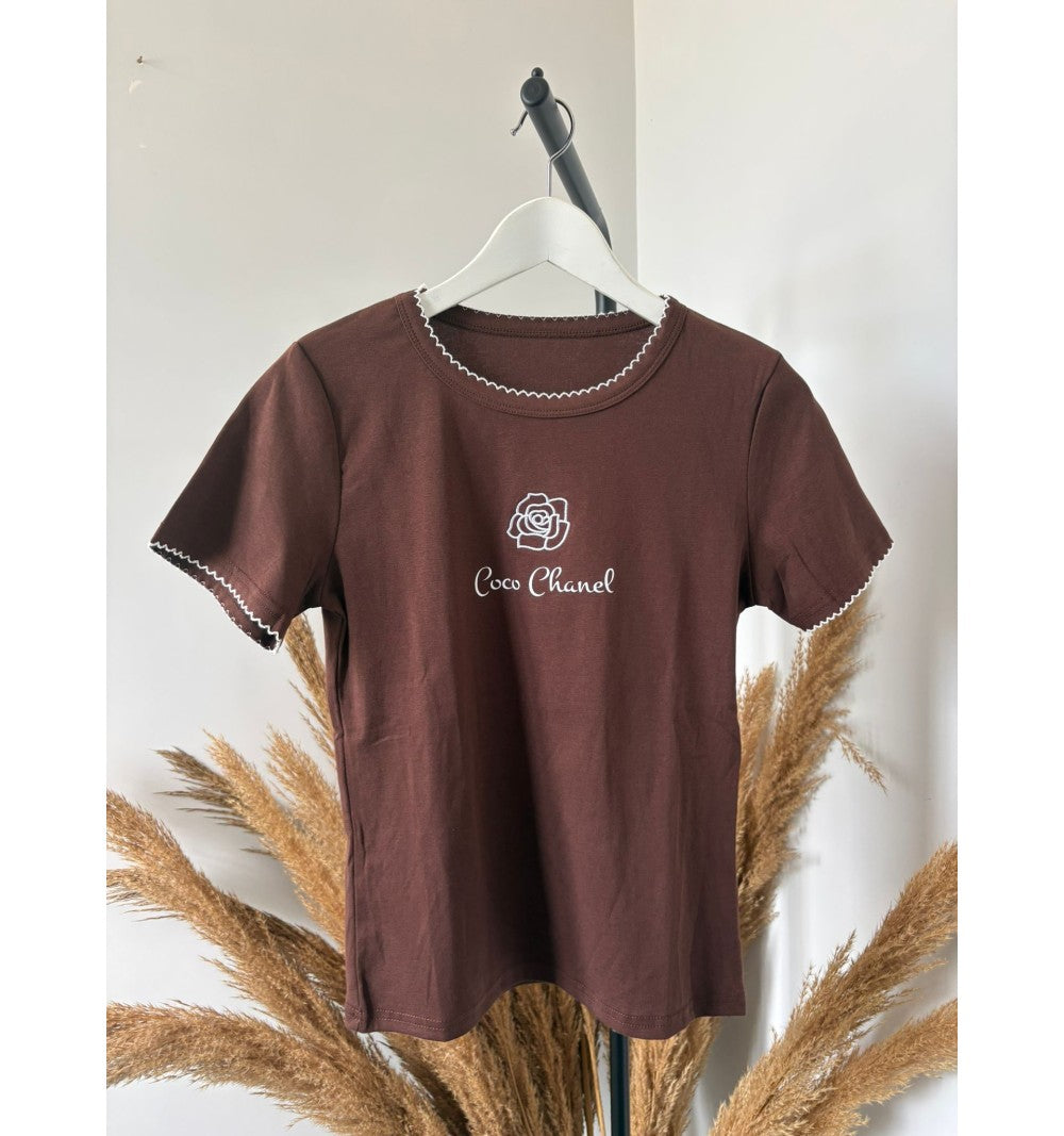 T-SHIRT RICAMO CHANEL